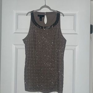 PRICE DROP!!!!  Sparkly sleeveless top